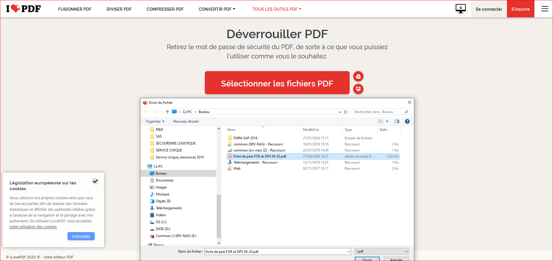 Dévérouiller PDF