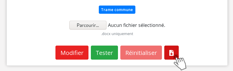 Télécharger une trame